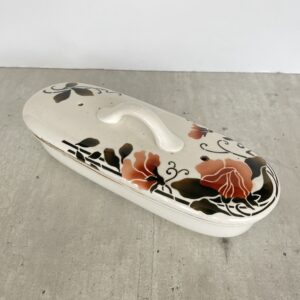 Antiek kammenbakje met deksel