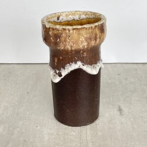 Vintage 70s vaas bruisglazuur