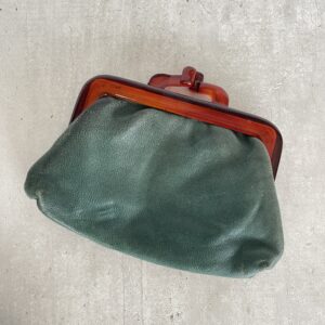 Vintage portemonnee groen