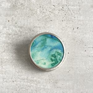 Handmade broche van stof