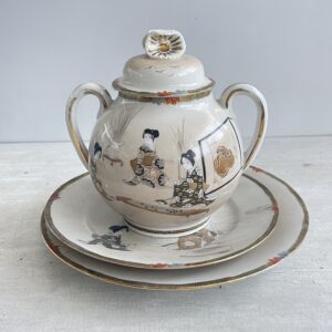 Chinees ontbijtsetje van porselein