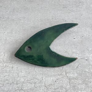 Vintage emaille broche Vis