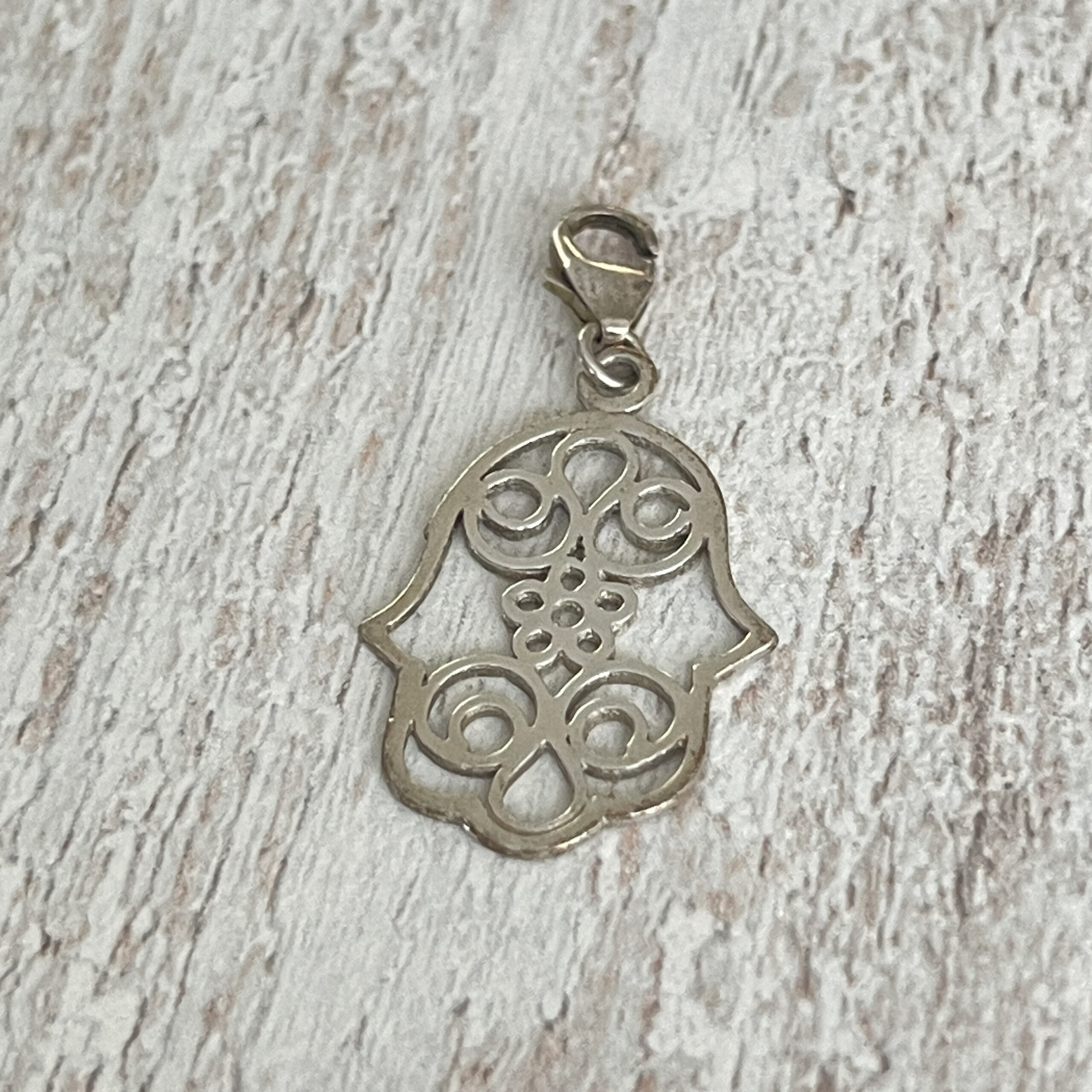 Zilveren hanger Hamsahandje - Afbeelding 2
