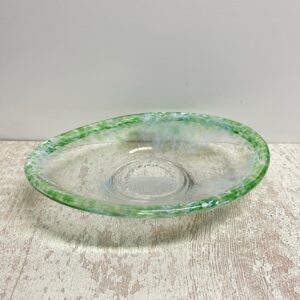Glazen schaal groen