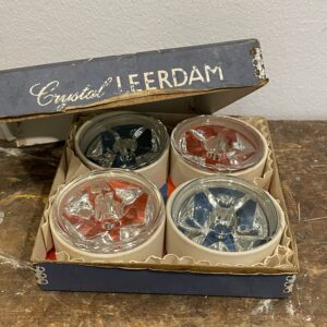 Vintage Leerdam kandelaars