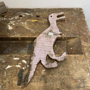 Sloophout Dino Raw Materials roze