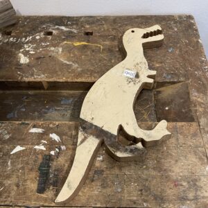 Sloophout Dino Raw Materials bruin/wit/streep