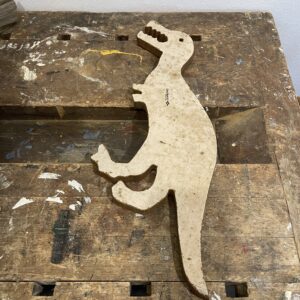 Sloophout Dino Raw Materials wit