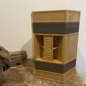 Vintage rolykit opberger