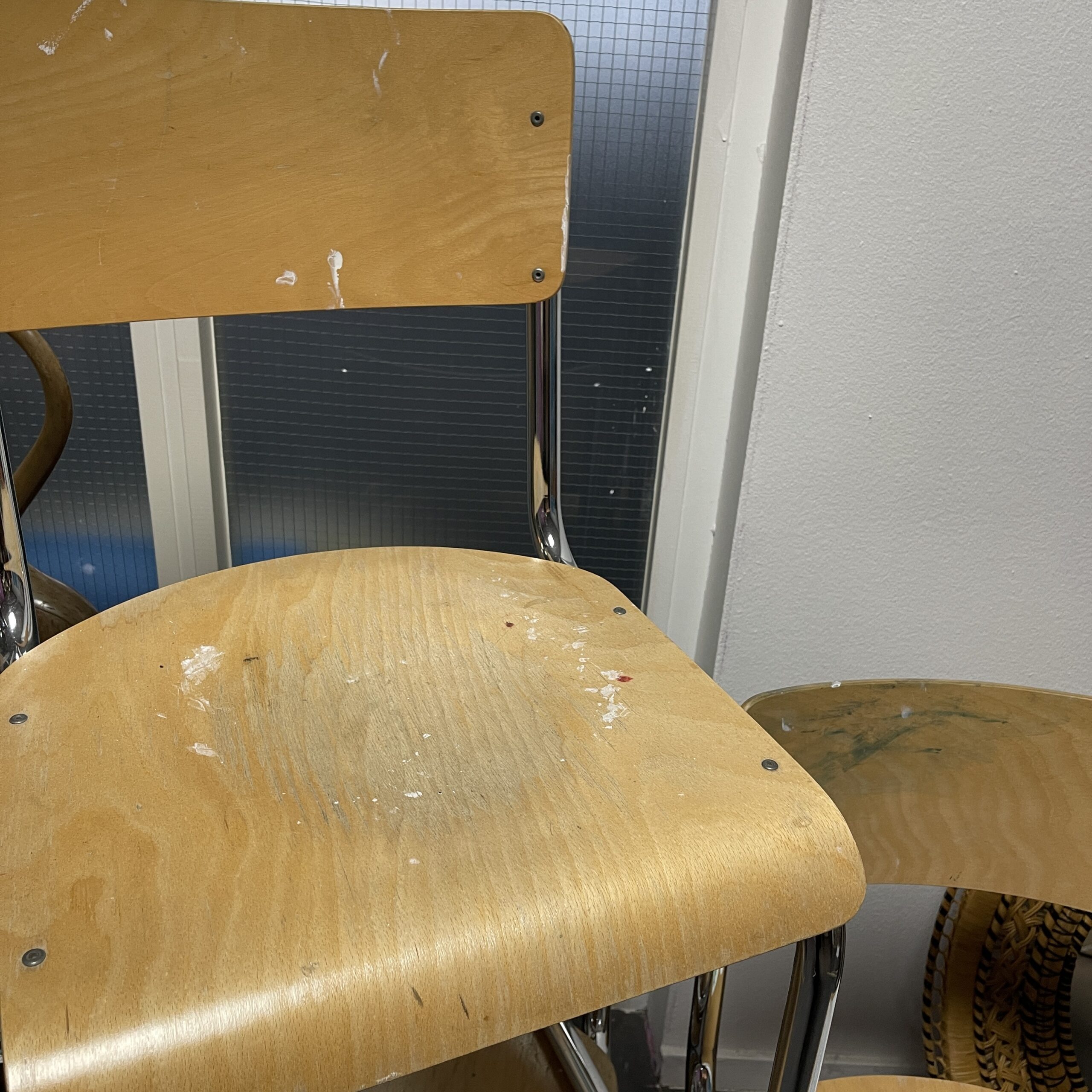 Set van drie schoolstoelen - Afbeelding 5