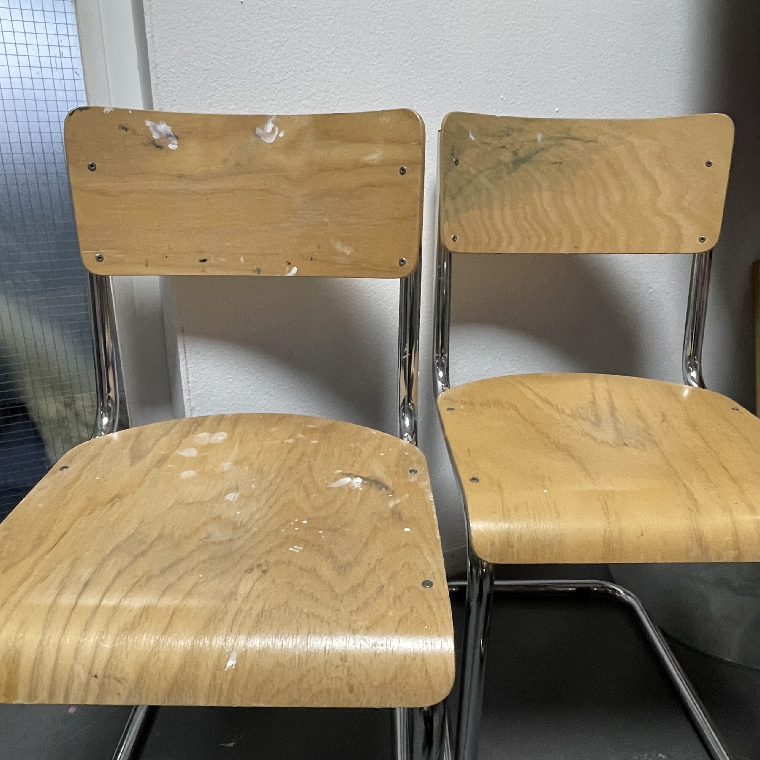 Set van drie schoolstoelen - Afbeelding 4