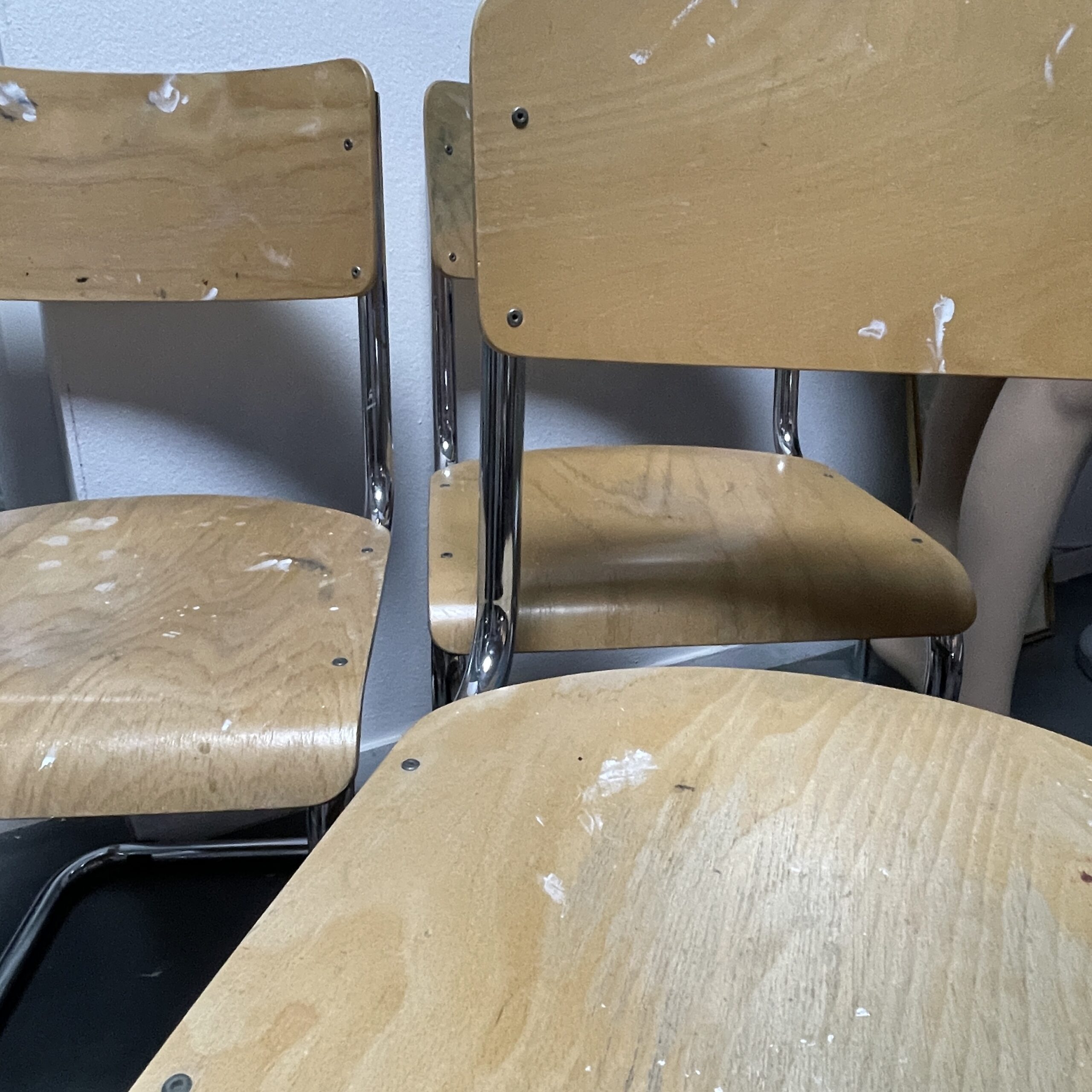 Set van drie schoolstoelen - Afbeelding 6
