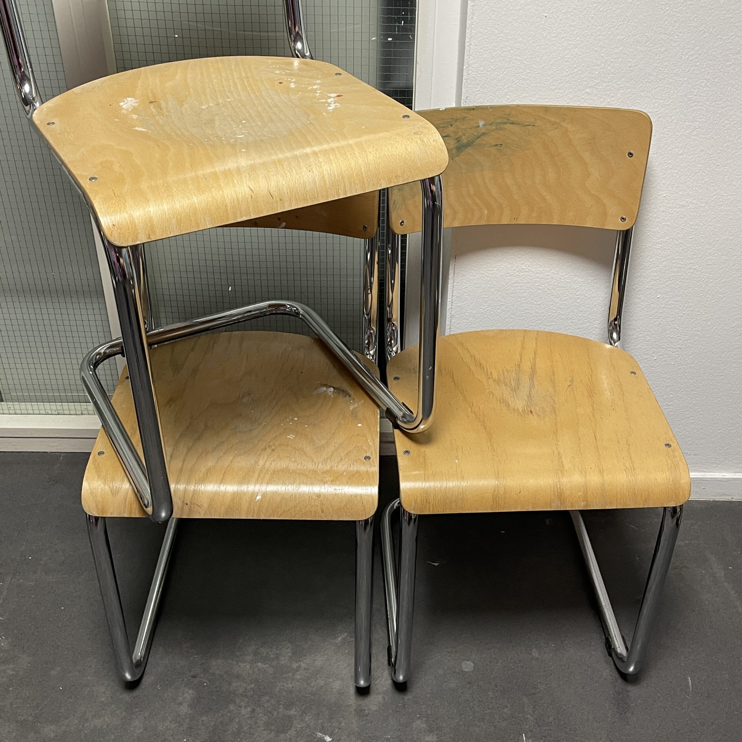 Set van drie schoolstoelen - Afbeelding 3