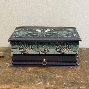 Stoffen juwelenkistje Blue