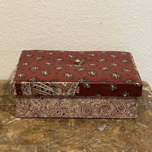 Stoffen sieradendoos Pinkish