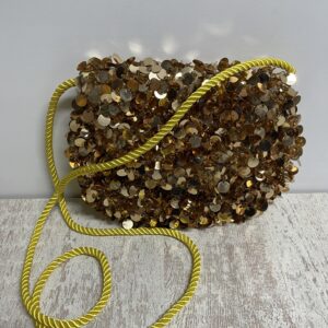 Feestelijk paillettentasje Gold