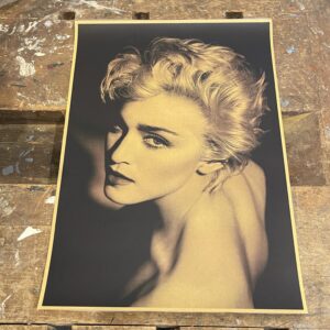 Vintage poster Madonna True Blue era