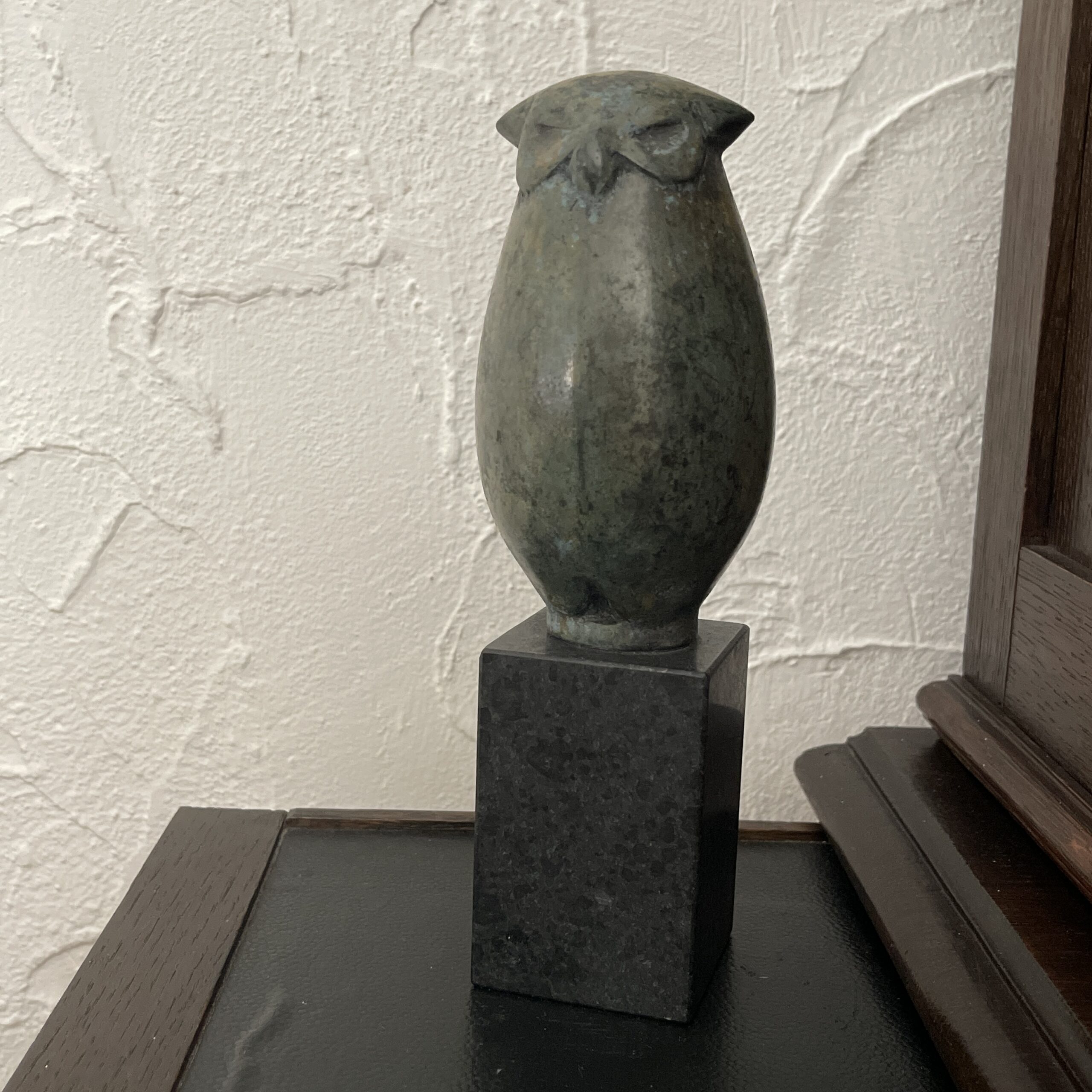 Art deco uil op brons - Afbeelding 4