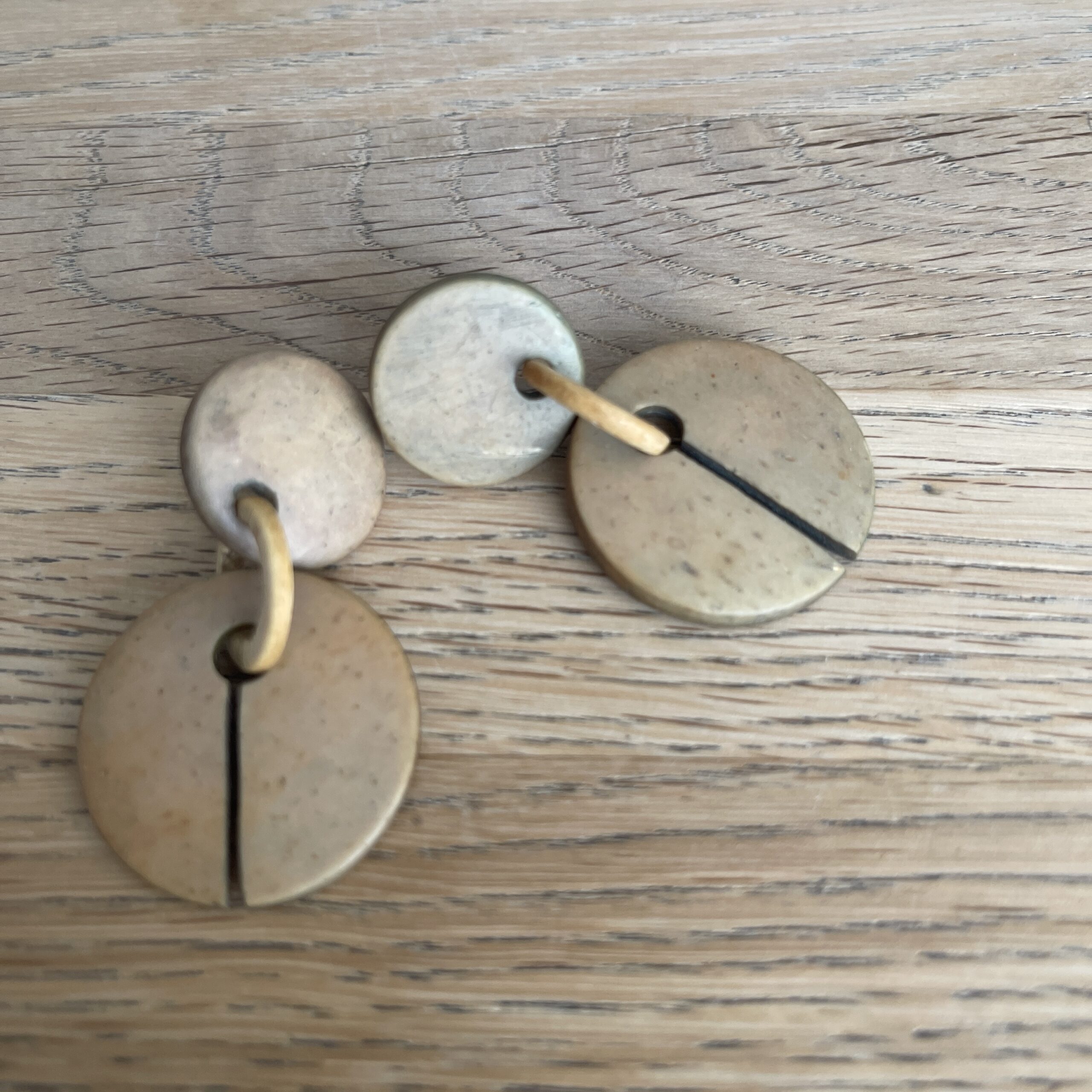 Vintage oorbellen Safari - Afbeelding 2