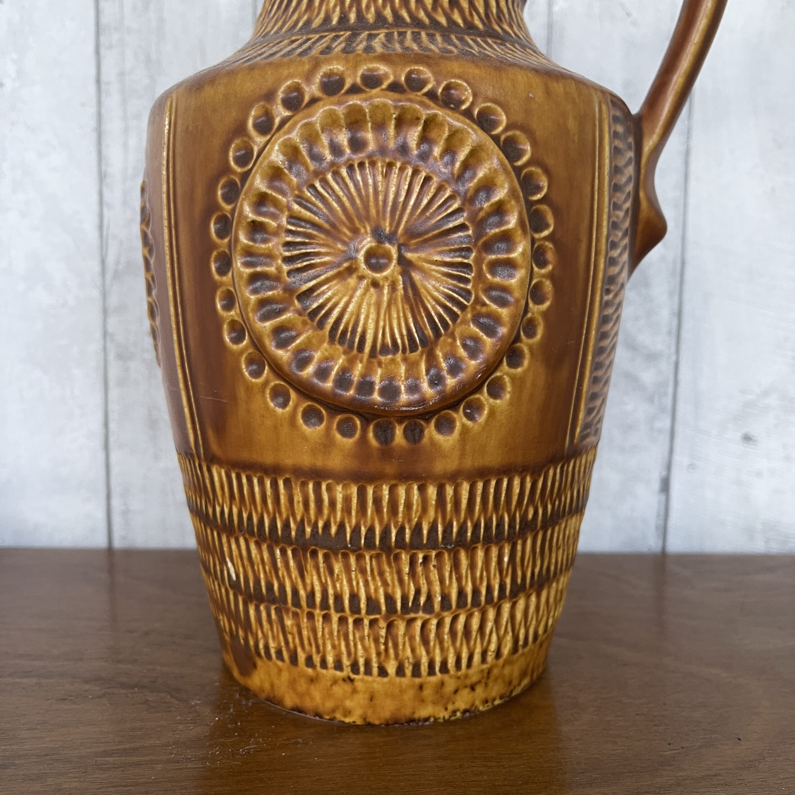 Vintage West Germany vaas 'korenbloem' - Afbeelding 2